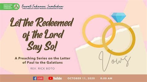 Redeemed in Tagalog.